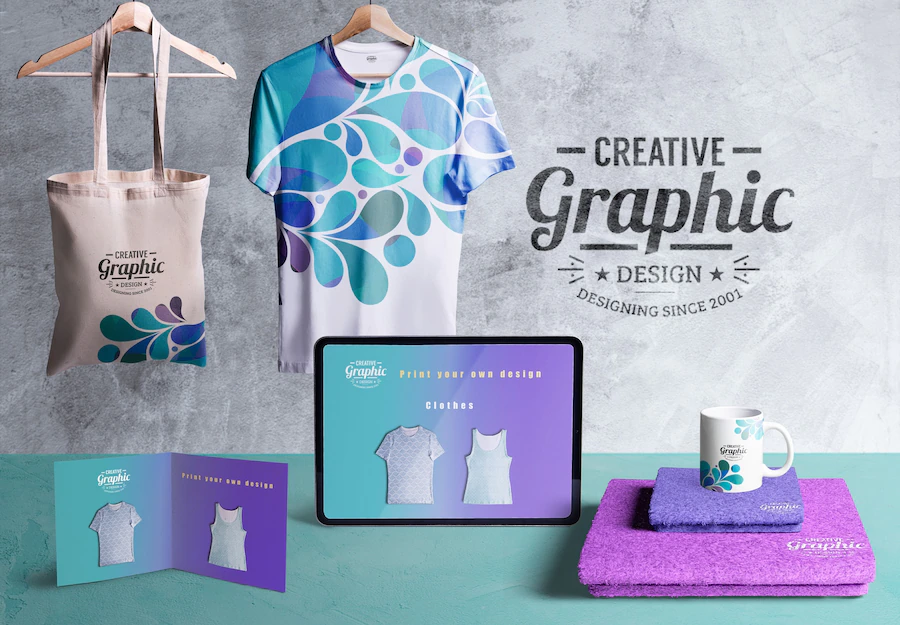 Graphic designing for bags, shirts, cover images